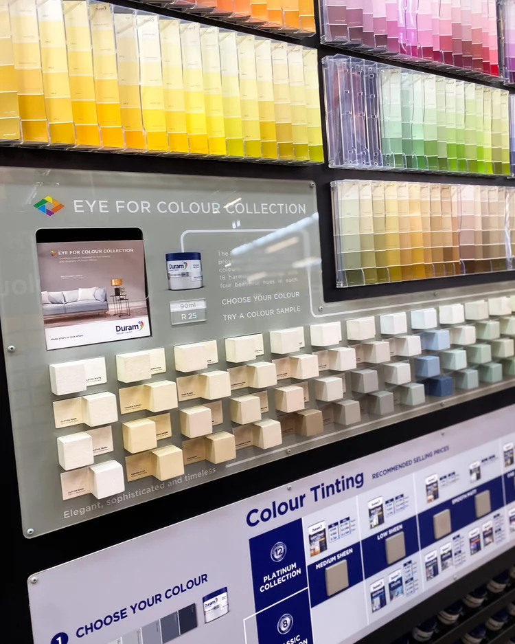 Duram Colour Wall samples